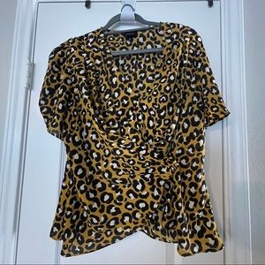 Leopard Print Blouse